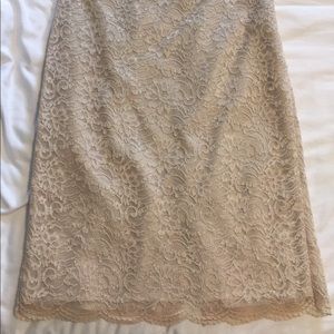 Ivory lacy skirt